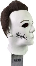 Brad Loree signed Michael Myers Mask Halloween Resurrection 8 Beckett