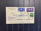 Great Britain Morocco Tangier 1946 Registered FDC cover USA Peace Victory WW II