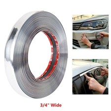 New 34 Chrome Trim Molding Strip Decoration Car Body Door Side Protector 16ft New 34 Chrome Trim Molding Strip Decoration Car Body Door Side Protector 16ft