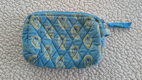 Bolso de Maquillaje Vera Bradley Bermuda Azul Paisley Pequeño - Imagen 2 de 10