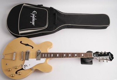 Epiphone Casino Natural w/ Epi  Rep.- Reparierter Artikel