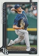 Mason Montgomery 2025 Topps #369 RC Tampa Bay Rays
