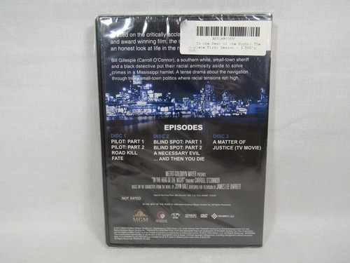 IN THE HEAT OF THE NIGHT COMPLETE FIRST SEASON DVD 3 Disc NEW FACTORY SEALED - Picture 2 of 2