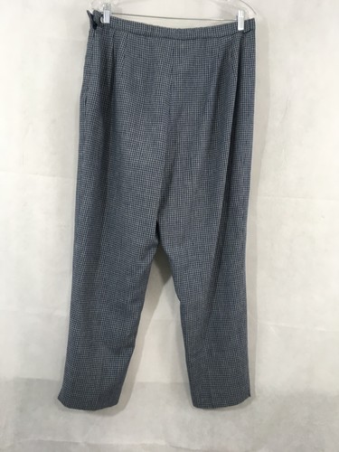 Conjunto de chaqueta/pantalones vintage con botones forrados talla 16 de PENDLETON para mujer BlueCheck - Imagen 10 de 17