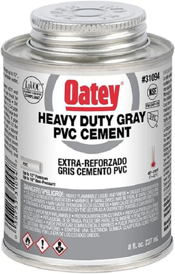 #ad #ad 31094 Heavy Duty Solvent Cement 8 Oz Can Gray Liquid 8 Fl Oz $37.30