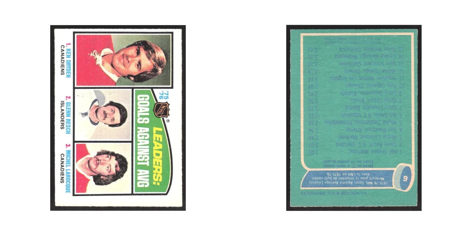 1976 Ken Dryden/Glenn Resch/Michel Larocque Montreal Canadiens/New York Islander - Image 3 of 3