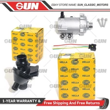 Electric Water Pump with Thermostat Kit for BMW 328i 530xi 528i 525xi X5 X3