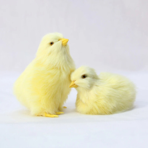 1 pieza Simulación realista Pollito Juguete Peluche Pollito Adorno para Niños Regalos de Pascua - Imagen 10 de 26