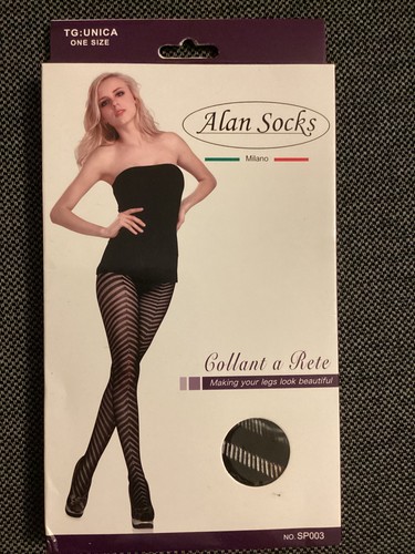 Strumpfhose in schwarz / gemustert /Einheits Größe /neu - Bild 1 von 2