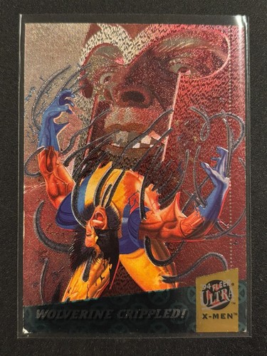 1994 Marvel Fleer Ultra X-Men Fatal Attractions Insert #4 Wolverine Crippled!