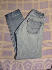 Vtg 70s Levis 505 0217 Single Stitch Red Tab Denim Jeans 29 x 31 Talon 42 80s
