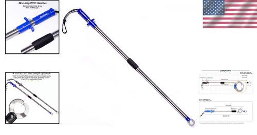 Langer Griff Edelstahl Fischgreifer - 31,5", Schwerlast - Bild 2 von 8