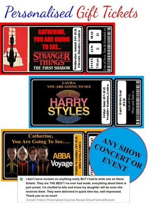 Event Ticket Geschenk | Theater | Musical | Broadway | Souvenir | Memorabilia Geschenk