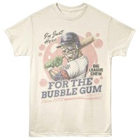 Big League Chew Off-White Herren T-Shirt Crew Neck Kurzarm Regular