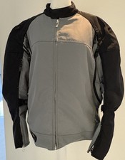 POWER TRIP MOTORCYCLE JACKET Size XL Black Gr...