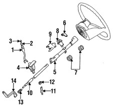 Genuine Ford 1992-1997 Ford - Shift Lever F4TZ-7210-B