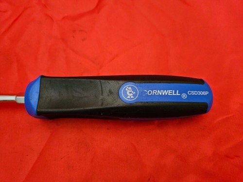 Cornwell CSD103P #1 No1 Phillips Head Screwdriver Blue Black Soft Grip Handle S5 - Picture 3 of 15