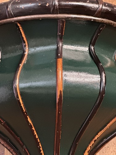 Grande fioriera/tasca vintage decorativa da parete per interni 13,25" toni invecchiati/scuri - Foto 5 di 22