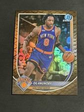 2025-26 Bowman Basketball Chrome Reptilian OG Anunoby #BCV-63 Knicks