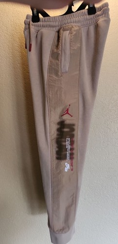 Jordan Nothing But Nylon Hemp Tan Pants Jogger Kids Sz S 8-10yrs - Picture 3 of 5