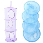 2 Pcs Toy Net Hammock Multi-tier Foldable Drying Stuffed Display