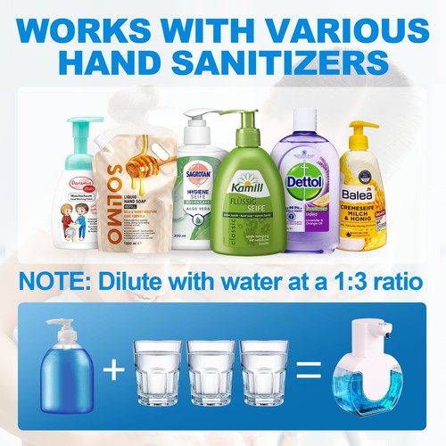 Automatic Foaming Soap Dispenser 15oz/420ml Foaming Hand Sanitizer Touchless ... - Picture 5 of 6