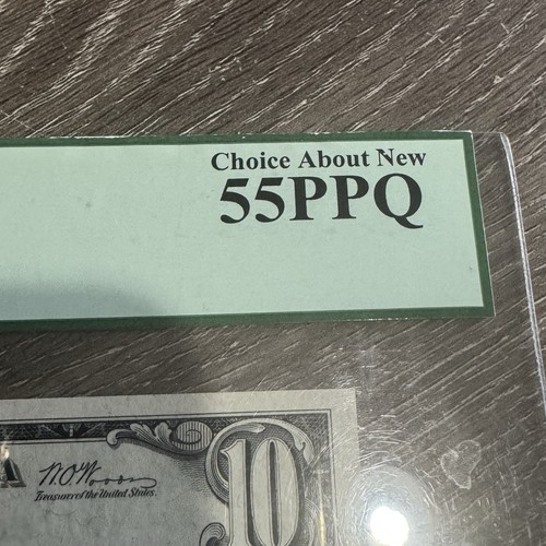 1929 Chicago $10 Federal Reserve Bank Note. Fr. 1860-G 55 PPQ - Picture 7 of 8