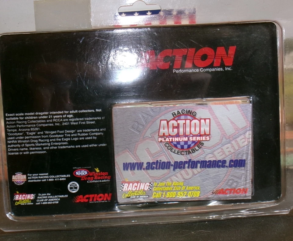 Kenny Bernstein Bud King 1997 NHRA TOP FUEL DRAGSTER CARRERAS LEYENDAS ACCIÓN MIP Foto 3 de 3