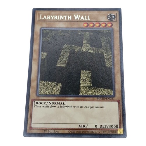 Yu-Gi-Oh! Maze of Memories Labyrinth Wall MAZE-EN031 Earth Card 1st Edition 2023 - Imagen 1 de 7
