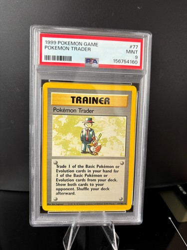 1999 Pokemon Game Pokemon Trader #77/102 PSA 9