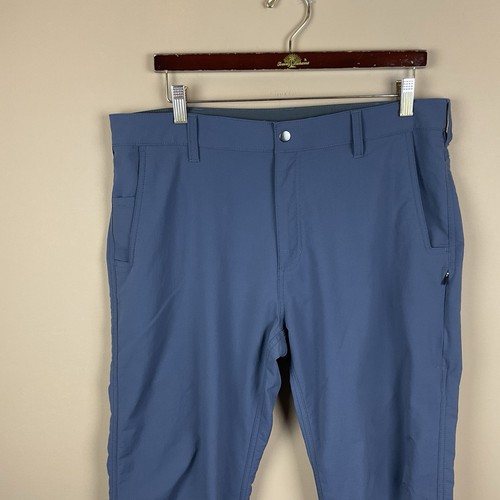 Alpine Performance Pants Mens 36 X 29 Gray Modern Fit Outdoor Hiking Nylon - Picture 8 of 12