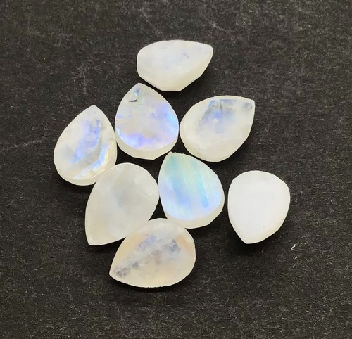 Rainbow Pear Rose Cut AAA Natural Loose Gemstone For Making All Type Jewelry - Picture 8 of 8