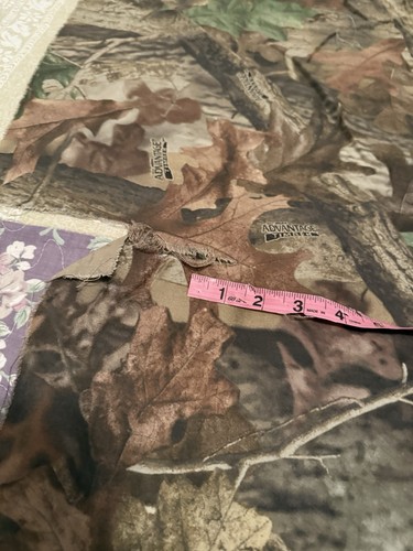 RealTree Advantage Timber Camouflage Camo Twill Fabric Pieces 69x51 32x31 - Picture 10 of 12