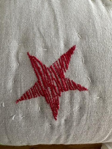 Pottery Barn Kids Multi Colors Stars Gray Camden Stars Full / Queen Quilt NWT - Picture 6 of 7
