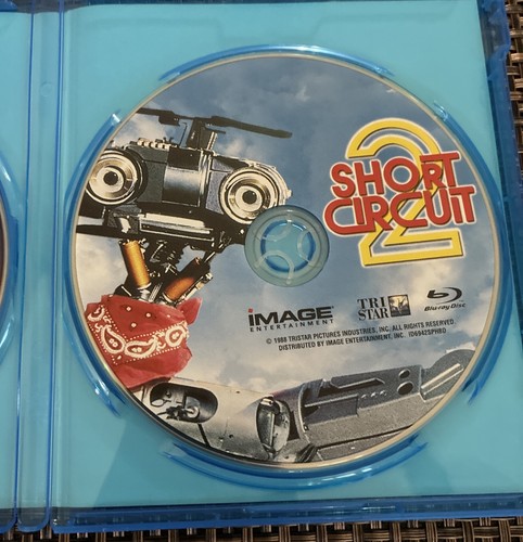 Short Circuit/Short Circuit 2 (Rare OOPImage Blu-ray, 2-Discs, 1986-88) VG - Foto 4 di 4