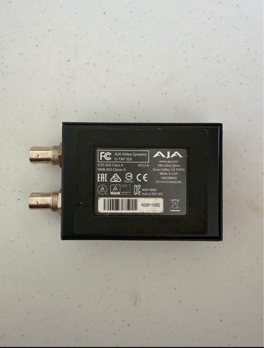 Aja U-TAP SDI Proste urządzenie przechwytujące USB 3.0 SDI z zasilaniem - Zdjęcie 2 z 2