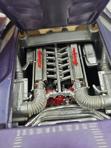 Bburago Purple 1990 Lamborghini Diablo 1:18 Scale Diecast Model Made In Italy - Picture 7 of 11