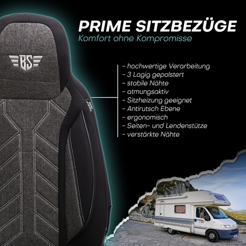 Wohnmobil Sitzbezüge passend für AHORN | HERM | 12 Farben - Picture 52 of 133