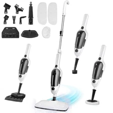 Steam Mop - 11-in-1 Steam Cleaner for Home with 15.2 OZ Water Tank & 23FT Pow...