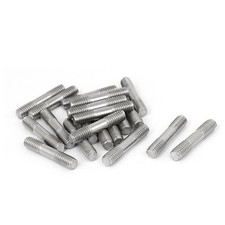 M6 x 30mm Stainless Steel Double End Threaded Stud Screw Bolt 20PACK