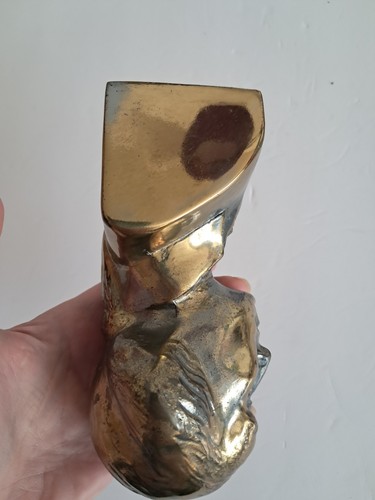 Vintage George Washington Bust Cast Metal Brass Bookend 6.5 inch H - Picture 12 of 18
