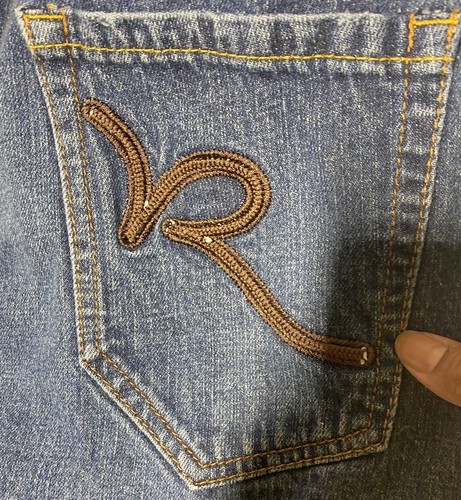 VTG Rocawear Shorts Youth 16 Boys Medium Blue Denim Jorts Baggy Skater Y2K - Picture 5 of 12