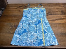 Lilly Pulitzer Ariel Blue Lion In The Sun Jesse Romper Size 10 NWT