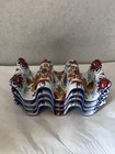 Prepara Melamine Talavera Taco Holders Floral Multi Color Hold 3 Tacos Set of 4