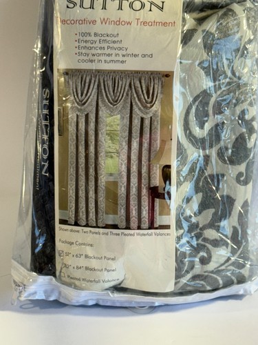 Pannello tenda finestra Sutton avorio 52" x 63" - Foto 3 di 10