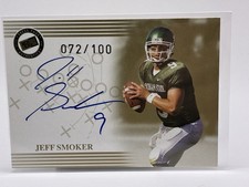 2004 Press Pass Autographs Jeff Smoker Gold /100 (AU RC) Michigan State Spartans 2004 Press Pass Autographs Jeff Smoker Gold /100 (AU RC) Michigan State Spartans