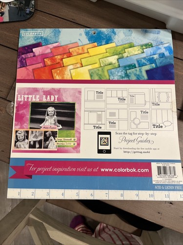 Colorbok Bright Splash 12x12 Cardstock 30 Sheets Brand New Scrapbooking Crafts - Picture 2 of 2