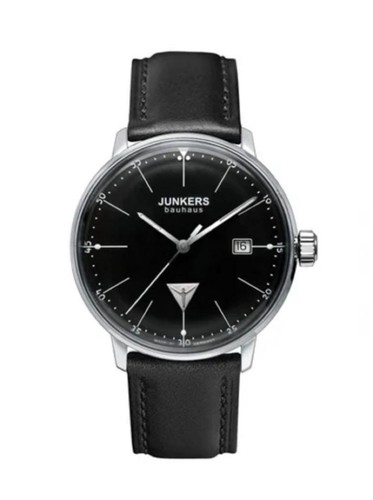 JUNKERS BAUHAUS 6070-2QZ Watch w/ Black Dial & Date Indicator, Made in Germany - Picture 24 of 24