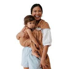 - Ring Sling Baby Carrier - Newborn to Up to 35 lbs - for Moms, Dads Caregi...