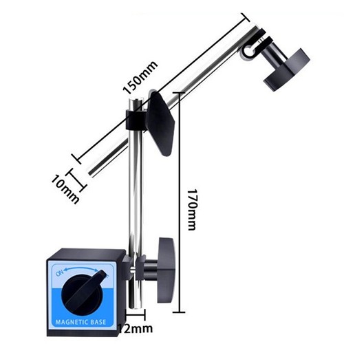 Magnetfuß Messuhr 010 mm Messuhr mit Feineinstellfunktionen - Bild 9 von 31